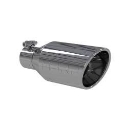 MBRP Exhaust - MBRP Exhaust T5160 T304 SS 2.5" In Single Wall Rolled Angle Cut 4.5" Out Tip - Image 1