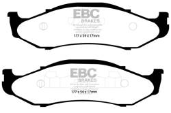 EBC Brakes - EBC Brakes DP61255 6000 Series Greenstuff Truck/SUV Brakes Disc Pads - Image 1