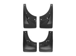 Weathertech - WeatherTech 110013-120022 Front/Rear w/o Drill Mudflaps Black - Image 1