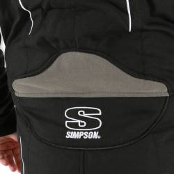 Simpson Safety - Simpson Safety HX02121 Helix Racing Suit Small Black/Gray - Image 2