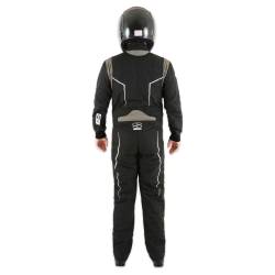 Simpson Safety - Simpson Safety HX02121 Helix Racing Suit Small Black/Gray - Image 9