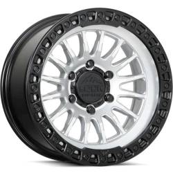 Lock Off-Road - Lock Off-Road GRIT-78569MSMBR25 LC14 Grit 17x8.5 6x5.5 25mm Matte Silver/Black - Image 1