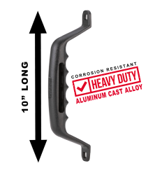 Carr - CARR 200031 Grab Handles Cast Bolt-On Black Powder Coat - Image 2