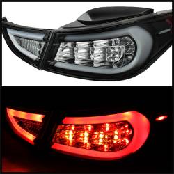 Spyder Auto - Spyder Auto 5072788 Black/Clear LED Taillights for 11-13 Elantra - Image 3