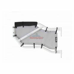 Steinjager - Steinjager Mesh Tube Door Covers Rear-Gray for Wrangler JL J0048377 - Image 1
