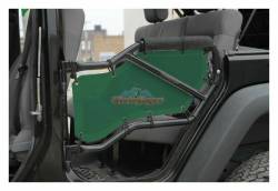 Steinjager - Steinjager Mesh Tube Door Covers Rear-Spruce Green for Wrangler JK J0041360 - Image 1