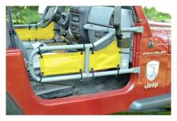 Steinjager - Steinjager Mesh Tube Door Covers Front-Lemon Yellow for Wrangler YJ J0043872 - Image 3