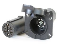 Buyers - Buyers TC1077P 7-Way Round To 7-Way Flat Trailer Connector Adapter - Image 2