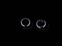 Anzo USA - Anzo USA 121077 Projector Headlight Set w/LED Halo Black for I30/I35 - Image 2