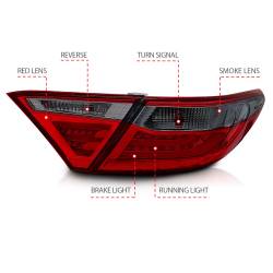 Anzo USA - Anzo USA 321336 Taillight Assembly for 15-17 Toyota Camry - Image 2