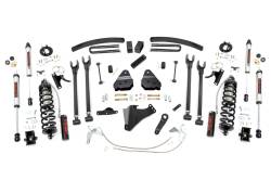 Rough Country Suspension Systems - Rough Country 58858 6" 4-Link V2 C/O Lift Kit for 08-10 F250/F350 SD Gas 4WD - Image 1