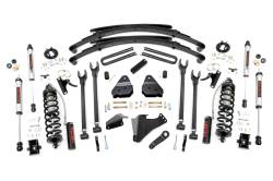 Rough Country Suspension Systems - Rough Country 58258 6" V2 4-Link Lift Kit w/RR Springs for 05-07 F250/350 SD 4WD - Image 1