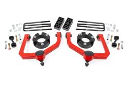Rough Country Suspension Systems - Rough Country 83400RED 3" Suspension Lift Kit for 04-24 Nissan Titan - Image 1