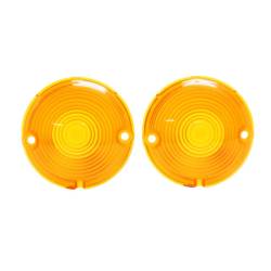 Trim Parts - Trim Parts A1481A 1957 Full-Size Chevrolet Amber Parking Light Lens PAIR - Image 1