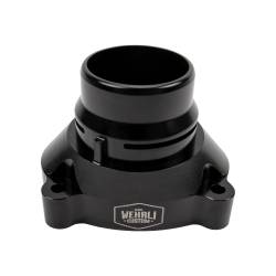 Wehrli Custom Fabrication - Wehrli WCF100148 Thermostat Housing for 11-25 6.7L Powerstroke Black Anodized - Image 1