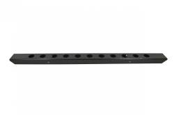 Kentrol - Kentrol 50429 Powdercoat Black 54" Front Bumper w/Holes for 45-86 Jeep CJ - Image 2