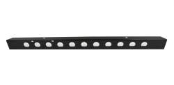Kentrol - Kentrol 50429 Powdercoat Black 54" Front Bumper w/Holes for 45-86 Jeep CJ - Image 4
