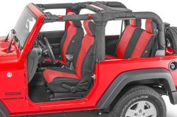 Diver Down - Diver Down 14167-2047 Seat Cover for 13-18 Jeep Wrangler JK Red Neoprene Pair - Image 1