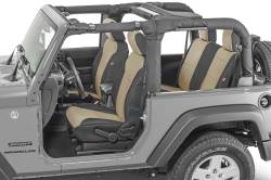 Diver Down - Diver Down 14167-2044 Seat Cover for 13-18 Jeep Wrangler JK Tan Neoprene Pair - Image 1