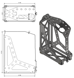 Motobilt - Motobilt MB5525 Jerry Can Mount for Wavian & Harbor Freight Nato Gas Cans - Image 6