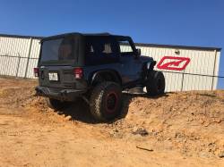 Motobilt - Motobilt MB1072 Crusher Series Bare Steel Rear Bumper for 07-18 Jeep Wrangler JK - Image 8