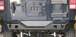Motobilt - Motobilt MB1072 Crusher Series Bare Steel Rear Bumper for 07-18 Jeep Wrangler JK - Image 10