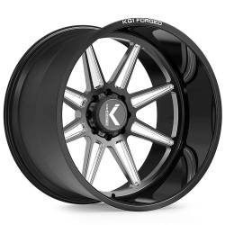 KG1 Wheels - KG1 Wheels KC018241288GPM KC018 Scuffle 24x12 8x180 -44mm Gloss Black Milled - Image 1