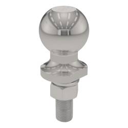 CURT - CURT 40052 2" Trailer Ball 3/4" x 2-1/8" Shank 3500 lbs Stainless - Image 1