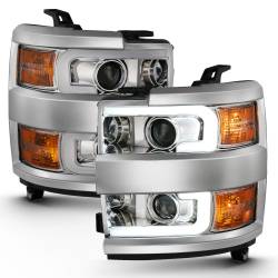 Anzo USA - Anzo USA 111360 Projector Headlight Set for Silverado 2500HD/3500HD - Image 1