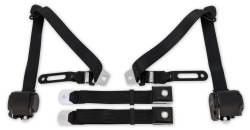 Scott Drake - Scott Drake SB-3P-BK-PBSB 68-73 Ford Mustang Seat Belt - Image 1