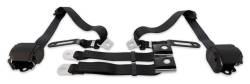 Scott Drake - Scott Drake SB-3P-BK-PBSB 68-73 Ford Mustang Seat Belt - Image 2