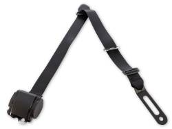 Scott Drake - Scott Drake SB-3P-BK-PBSB 68-73 Ford Mustang Seat Belt - Image 3