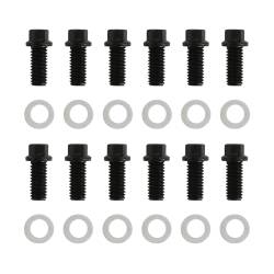 Mr Gasket - Mr Gasket 3409 Header Bolts Mini Hex Head 3/8"-16 x 0.75" 12Pc - Image 1