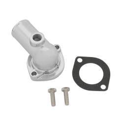 Mr Gasket 2664 Water Neck Chrome Plated w/Mount Gasket for Ford/Lincoln/Mercury