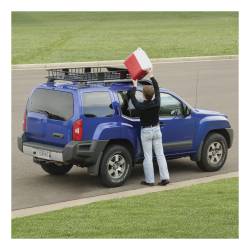 CURT - CURT 18117 21" x 37" Black Steel Roof Rack Cargo Carrier Extension - Image 5