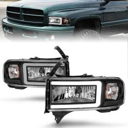 Anzo USA - Anzo USA 111554 LED Crystal Headlight for 94-02 RAM 2500/3500 - Image 1