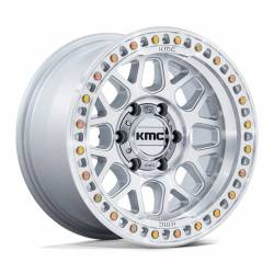 KMC - KMC Wheels KM549 GRS 17x8.5 8x170 0mm Gloss Silver/Machined KM54978587400 - Image 1