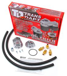 Trans-Dapt Performance - Trans-Dapt 1122 Single Remote Filter System 3-3/16"ID 3-7/16"OD Flange 13/16"-16 - Image 1