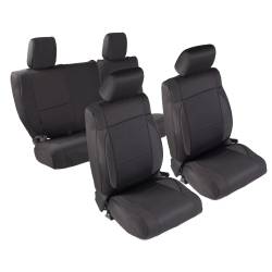 Smittybilt 471701 Neoprene Seat Cover Set Black for 08-12 Jeep Wrangler JK 4DR