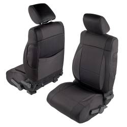 Smittybilt - Smittybilt 471701 Neoprene Seat Cover Set Black for 08-12 Jeep Wrangler JK 4DR - Image 2