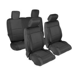 Smittybilt 471401 Neoprene Seat Cover Set Black for 07-12 Jeep Wrangler JK 2DR