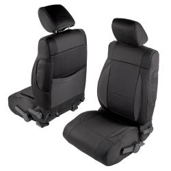 Smittybilt - Smittybilt 471401 Neoprene Seat Cover Set Black for 07-12 Jeep Wrangler JK 2DR - Image 2