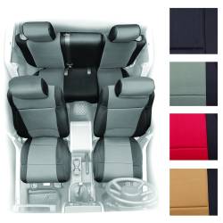 Smittybilt - Smittybilt 471401 Neoprene Seat Cover Set Black for 07-12 Jeep Wrangler JK 2DR - Image 4