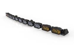 Morimoto - Morimoto BAR-1ROW-027 47" 12-Pod NCS 1 Row BangerBar LED Light Bar White/Yellow - Image 2
