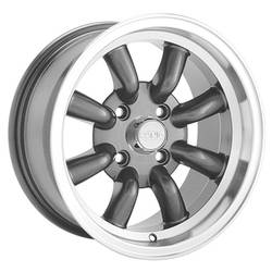 Konig - Konig 35A-RW75114006 15X7 4x4.50 +00 73 Graphite w/Machined Lip - Image 2