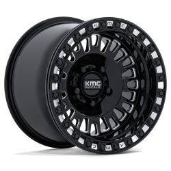 KMC - KMC Wheels KS242 AZTEC UTV 15x10 5x4.5 0mm Gloss Black/Milled KS242BE15101200 - Image 1