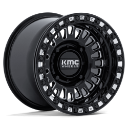 KMC - KMC Wheels KS242 AZTEC UTV 15x10 4x137 0mm Gloss Black/Milled KS242BE15104800 - Image 1