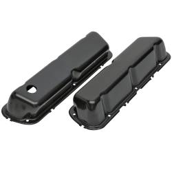 Trans-Dapt Performance - FORD 5.0L '86-95 STEEL VALVE COVERS REPRODUCTION-STYLE BLACK FINISH - Image 1