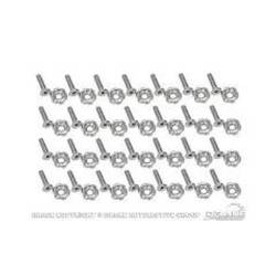Drake Muscle - Drake Muscle 378178-M6-SSB Hood Hinge Bolt Set for 05-14 Ford Mustang - Image 1