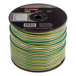 CURT - CURT 57032 Automotive Primary Wire 4-Bond White Brown Yellow Green 250' Spool - Image 2